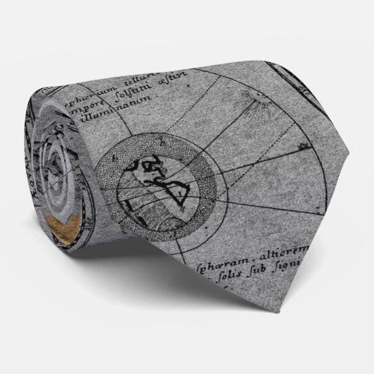 古い地図 ネクタイ (ロール)