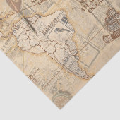 古い地図 薄葉紙 (詳細)