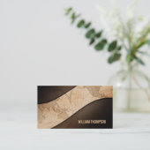 古い地球の地図の名刺 名刺 (スタンド正面)