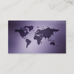 古い地球の地図の名刺 名刺
