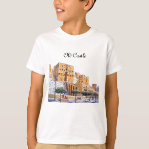 古い城アレッポTシャツ Tシャツ
