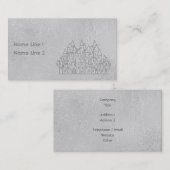 古い城 名刺 (正面/裏面)