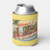 古い場所でフロリダヴィンテージへようこそ 缶クーラー (缶正面)