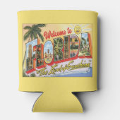 古い場所でフロリダヴィンテージへようこそ 缶クーラー (裏面)