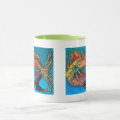 古い塩辛い飲み物 マグカップ (中央)