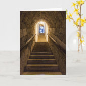 古い塩鉱山に入る カード (黄色い花)