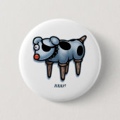 古い塩 缶バッジ (正面)