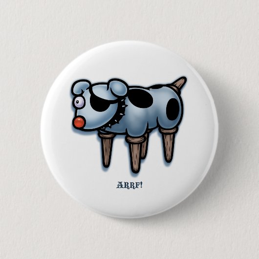 古い塩 缶バッジ (正面)