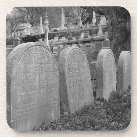 古い墓石 コースター (正面)
