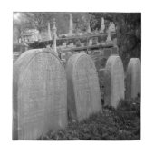 古い墓石 タイル (正面)