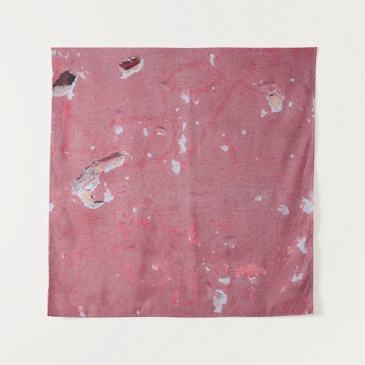 古い壁の傷やクラックのテクスチャ タペストリー (正面)