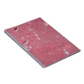 古い壁の傷やクラックのテクスチャ ノートブック (右側)