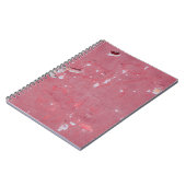 古い壁の傷やクラックのテクスチャ ノートブック (左側)