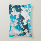 古い壁グランジ質感と後方地震 アクセントクッション (正面(垂直))