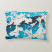 古い壁グランジ質感と後方地震 アクセントクッション (裏面)