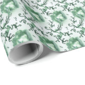 古い壁ファッションド紙 ラッピングペーパー (ロールコーナー)