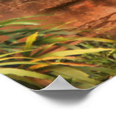 古い壊れたレンガの壁 ポスター (角)