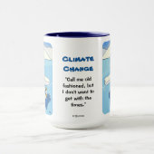 古い大ファッションド文字 マグカップ (中央)