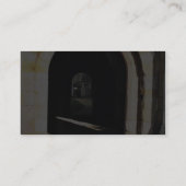 古い大修道院のゲート 名刺 (裏面)