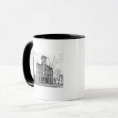 古い大学、1855年に造られるEvanston マグカップ (正面左)