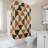 古い大理石の床、幾何学的なシームレスなテクスチャ。 シャワーカーテン (インサイチュ)