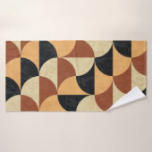 古い大理石の床、幾何学的なシームレスなテクスチャ。 バスタオル (バスタオル)