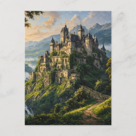 古い威厳のある城 ポストカード