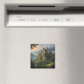 古い威厳のある城 マグネット (インサイチュ (食洗機))