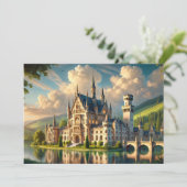 古い威厳のある城 招待状 (スタンド正面)