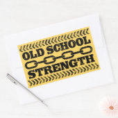 古い学力 長方形シール (封筒)