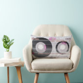 古い学校のカセットテープ ランバークッション (椅子)