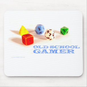 古い学校のゲーマー • マウスパッド