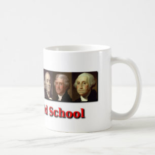 古い学校のコーヒーカップ コーヒーマグカップ