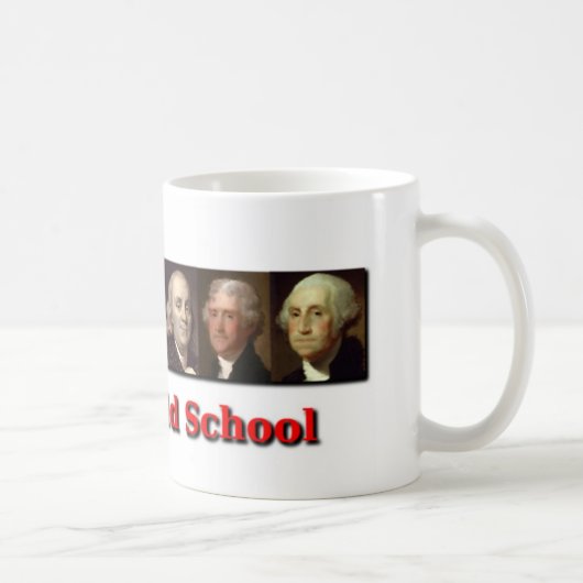 古い学校のコーヒーカップ コーヒーマグカップ (右)