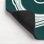 古い学校のターンテーブル マウスパッド (コーナー)