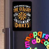 古い学校のダーツ選手を過小評価しない マグネット