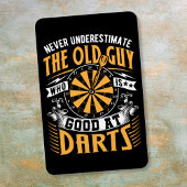 古い学校のダーツ選手を過小評価しない マグネット