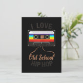 古い学校のヒップホップ音楽80s 90sカセットが大好き 招待状 (スタンド正面)