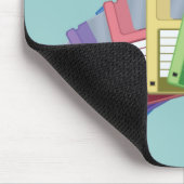 古い学校のフロッピーディスク マウスパッド (コーナー)