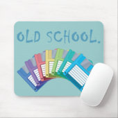 古い学校のフロッピーディスク マウスパッド (マウス)