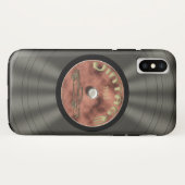 古い学校のレコード Case-Mate iPhoneケース (裏面(横))