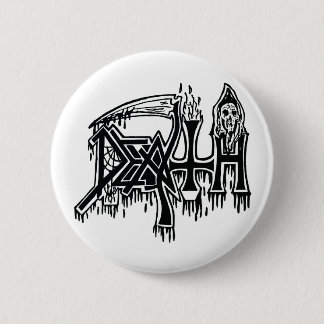 古い学校のロゴの白ボタン 缶バッジ