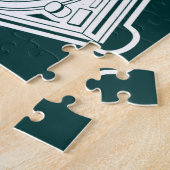 古い学校のワックス/ターンテーブル ジグソーパズル (側面)