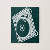 古い学校のワックス/ターンテーブル ジグソーパズル (縦)