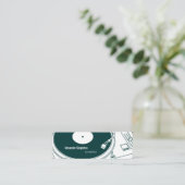 古い学校のワックス/ターンテーブル スキニー名刺 (スタンド正面)