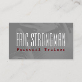 古い学校の体育館カバーフィットネスのスタイル 名刺