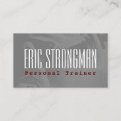 古い学校の体育館カバーフィットネスのスタイル 名刺 (正面)