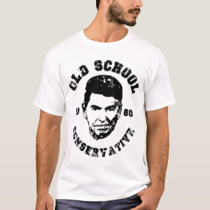 古い学校の保守主義者のTシャツ Tシャツ