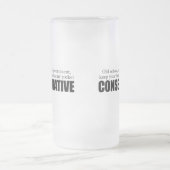 古い学校の保守主義者 フロストグラスビールジョッキ (中央)