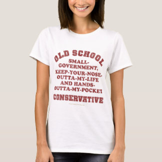 古い学校の保守主義者 Tシャツ